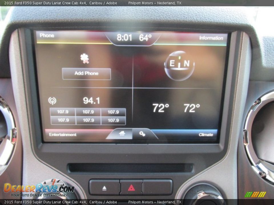 2015 Ford F350 Super Duty Lariat Crew Cab 4x4 Caribou / Adobe Photo #29