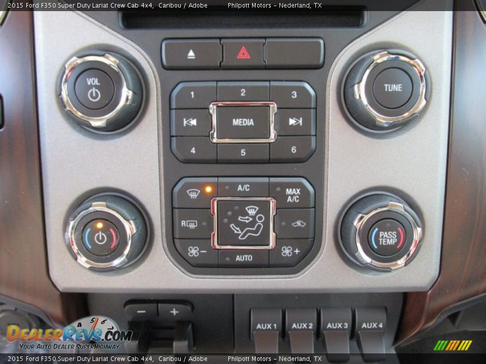 2015 Ford F350 Super Duty Lariat Crew Cab 4x4 Caribou / Adobe Photo #30