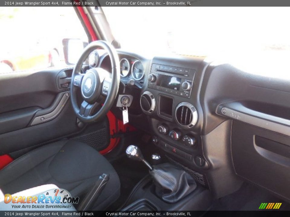 2014 Jeep Wrangler Sport 4x4 Flame Red / Black Photo #11