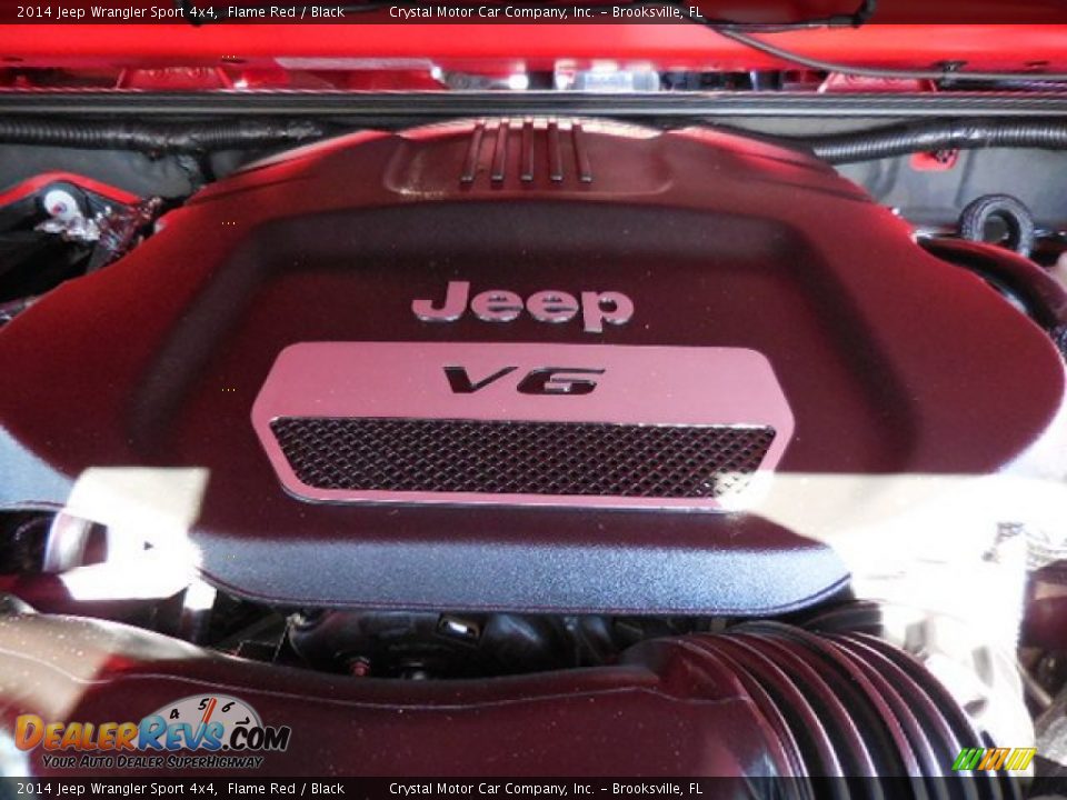 2014 Jeep Wrangler Sport 4x4 Flame Red / Black Photo #16