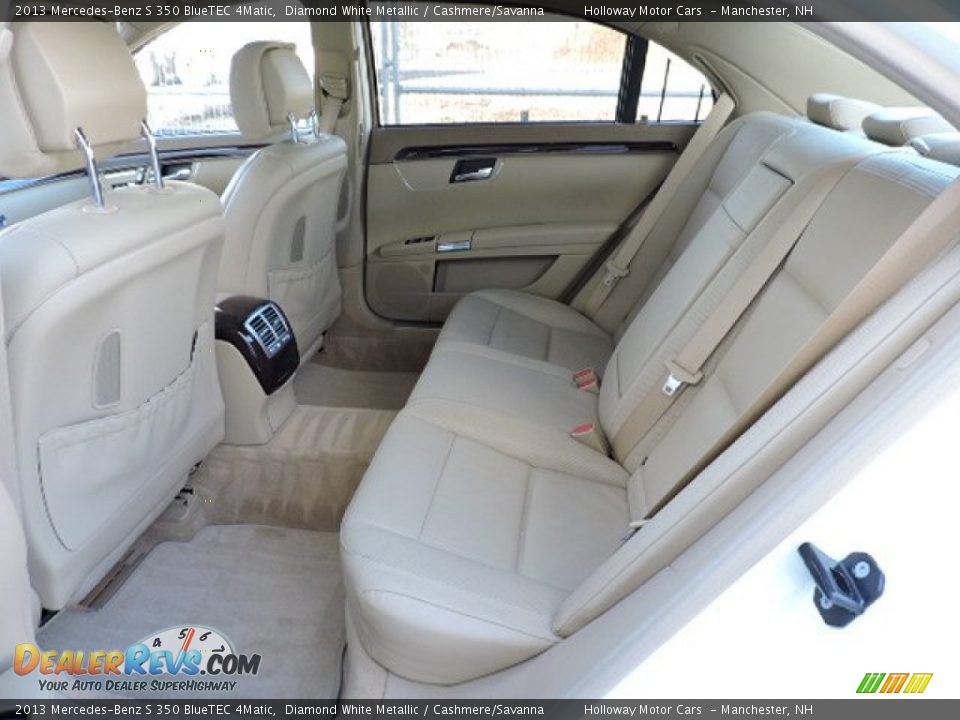 2013 Mercedes-Benz S 350 BlueTEC 4Matic Diamond White Metallic / Cashmere/Savanna Photo #6