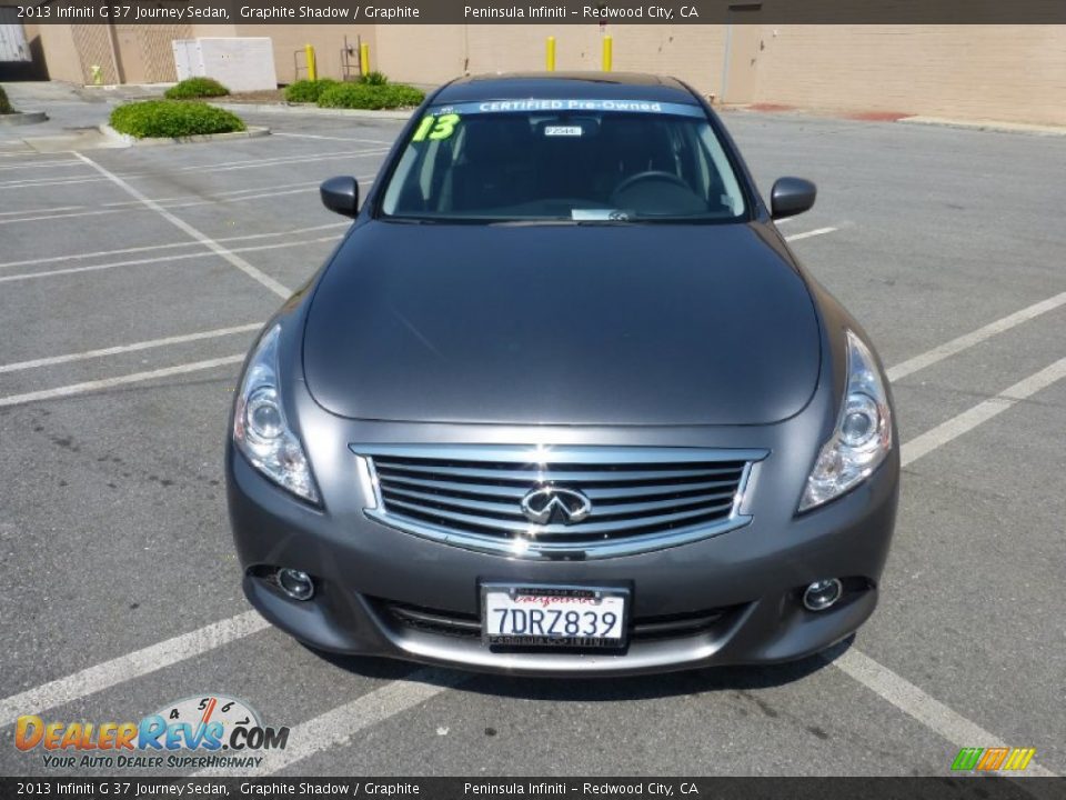 2013 Infiniti G 37 Journey Sedan Graphite Shadow / Graphite Photo #10