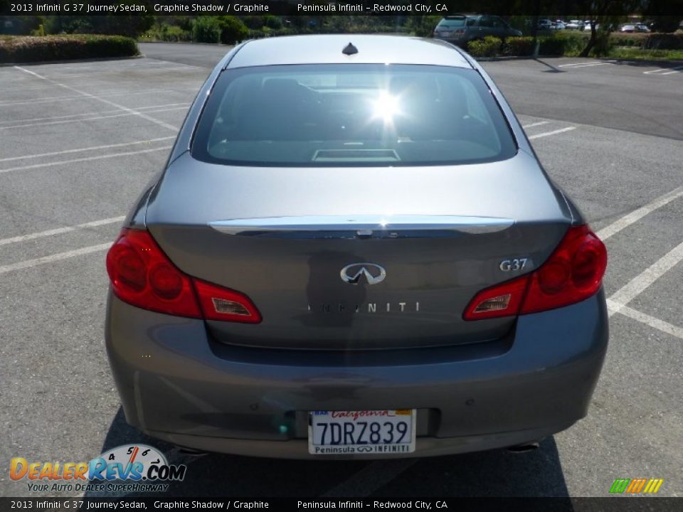 2013 Infiniti G 37 Journey Sedan Graphite Shadow / Graphite Photo #12