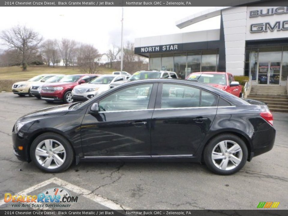 2014 Chevrolet Cruze Diesel Black Granite Metallic / Jet Black Photo #2