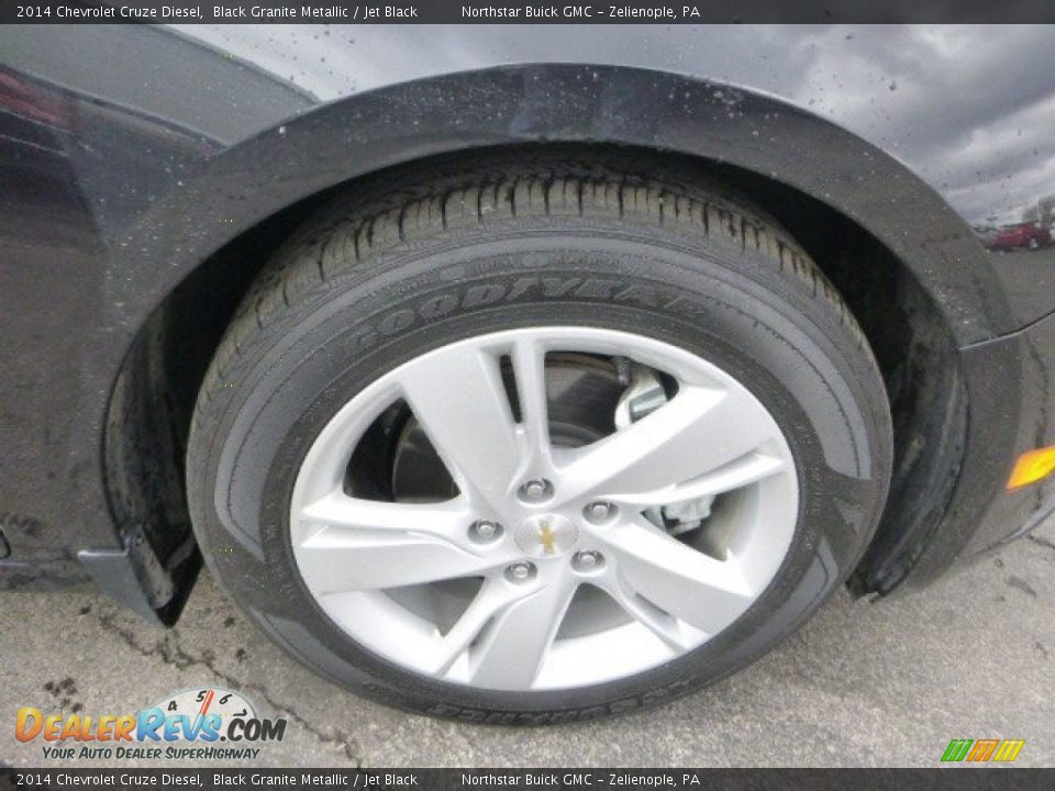 2014 Chevrolet Cruze Diesel Black Granite Metallic / Jet Black Photo #7