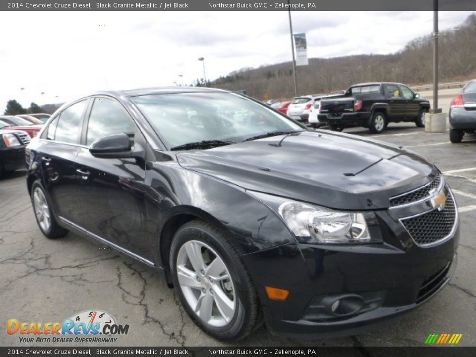 2014 Chevrolet Cruze Diesel Black Granite Metallic / Jet Black Photo #8