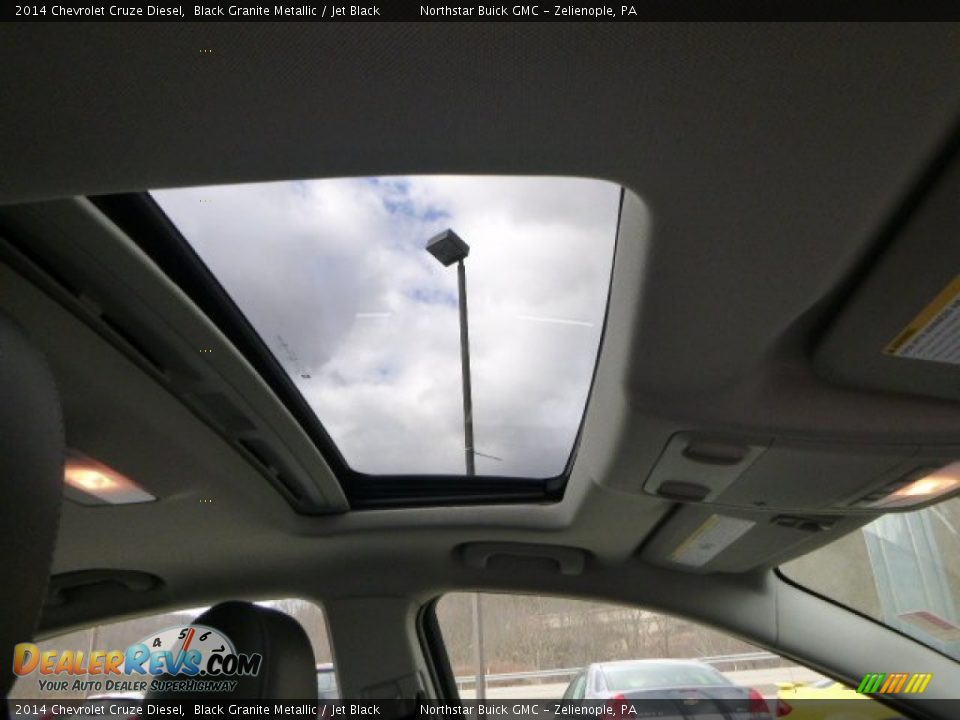 2014 Chevrolet Cruze Diesel Black Granite Metallic / Jet Black Photo #10