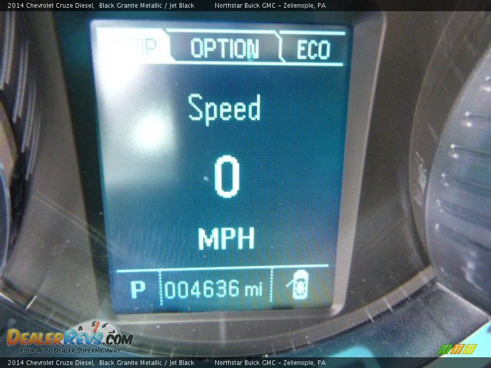 2014 Chevrolet Cruze Diesel Black Granite Metallic / Jet Black Photo #17