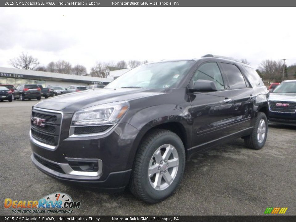2015 GMC Acadia SLE AWD Iridium Metallic / Ebony Photo #1