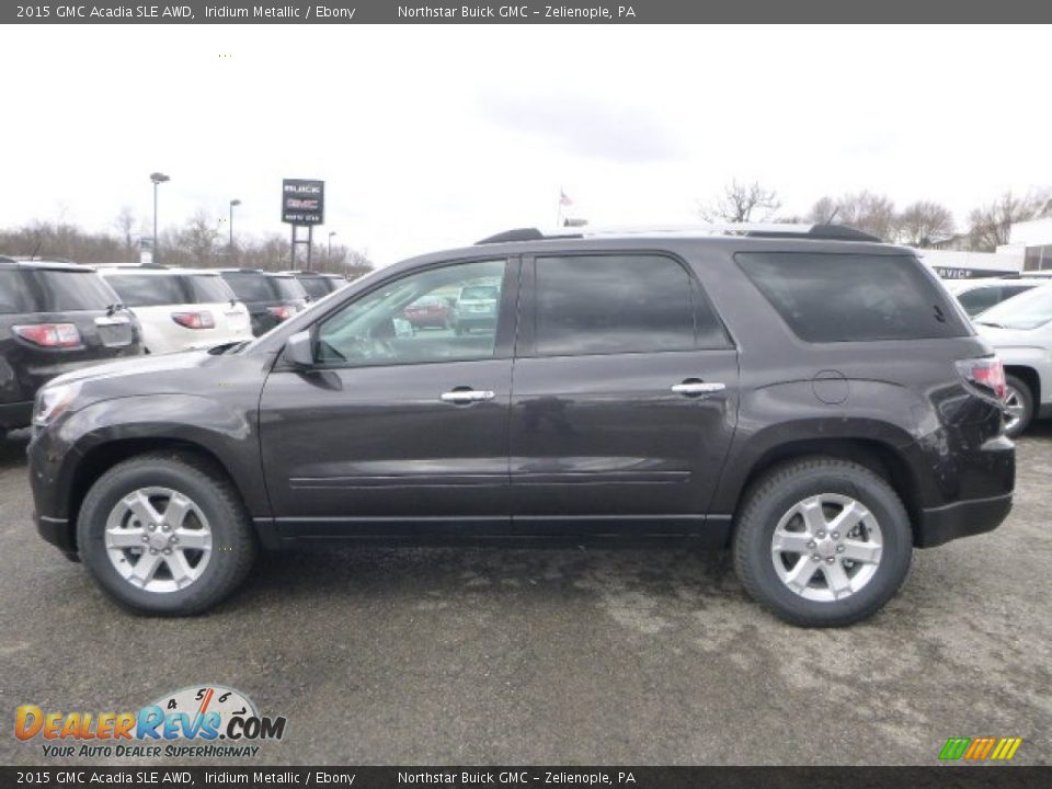 2015 GMC Acadia SLE AWD Iridium Metallic / Ebony Photo #2