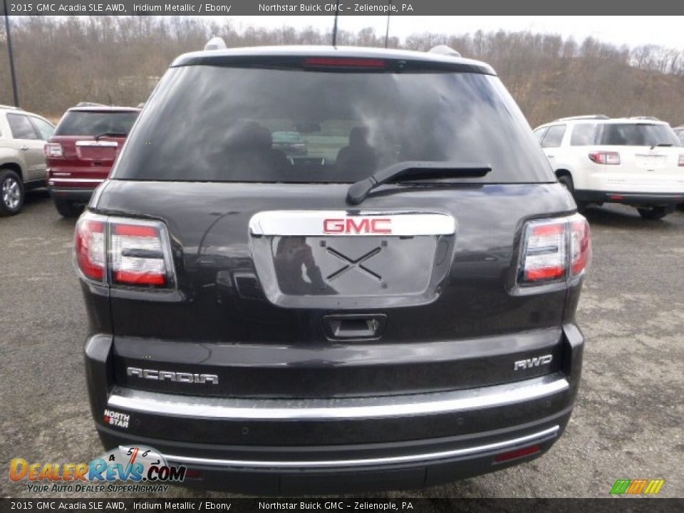 2015 GMC Acadia SLE AWD Iridium Metallic / Ebony Photo #4