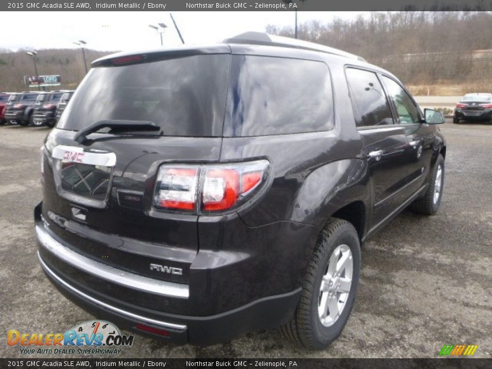 2015 GMC Acadia SLE AWD Iridium Metallic / Ebony Photo #5