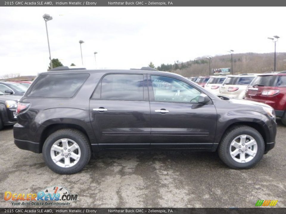 2015 GMC Acadia SLE AWD Iridium Metallic / Ebony Photo #6