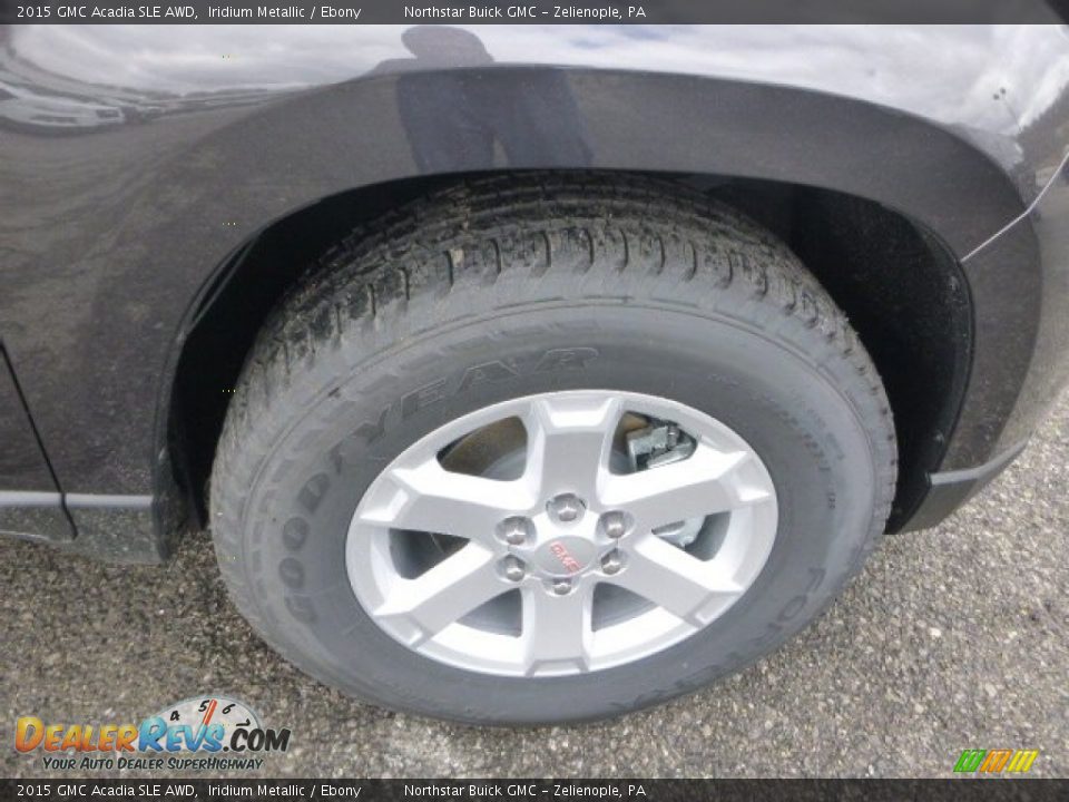 2015 GMC Acadia SLE AWD Iridium Metallic / Ebony Photo #7