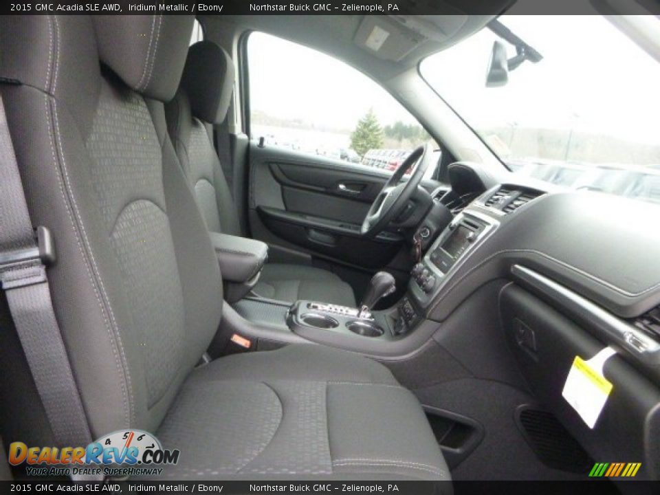 2015 GMC Acadia SLE AWD Iridium Metallic / Ebony Photo #10