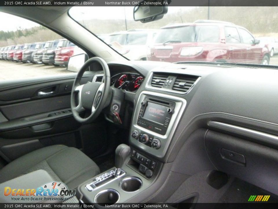 2015 GMC Acadia SLE AWD Iridium Metallic / Ebony Photo #11