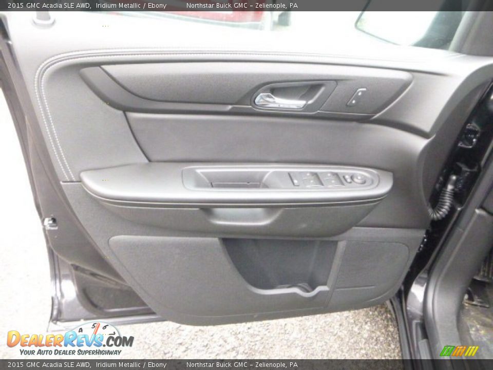 2015 GMC Acadia SLE AWD Iridium Metallic / Ebony Photo #17