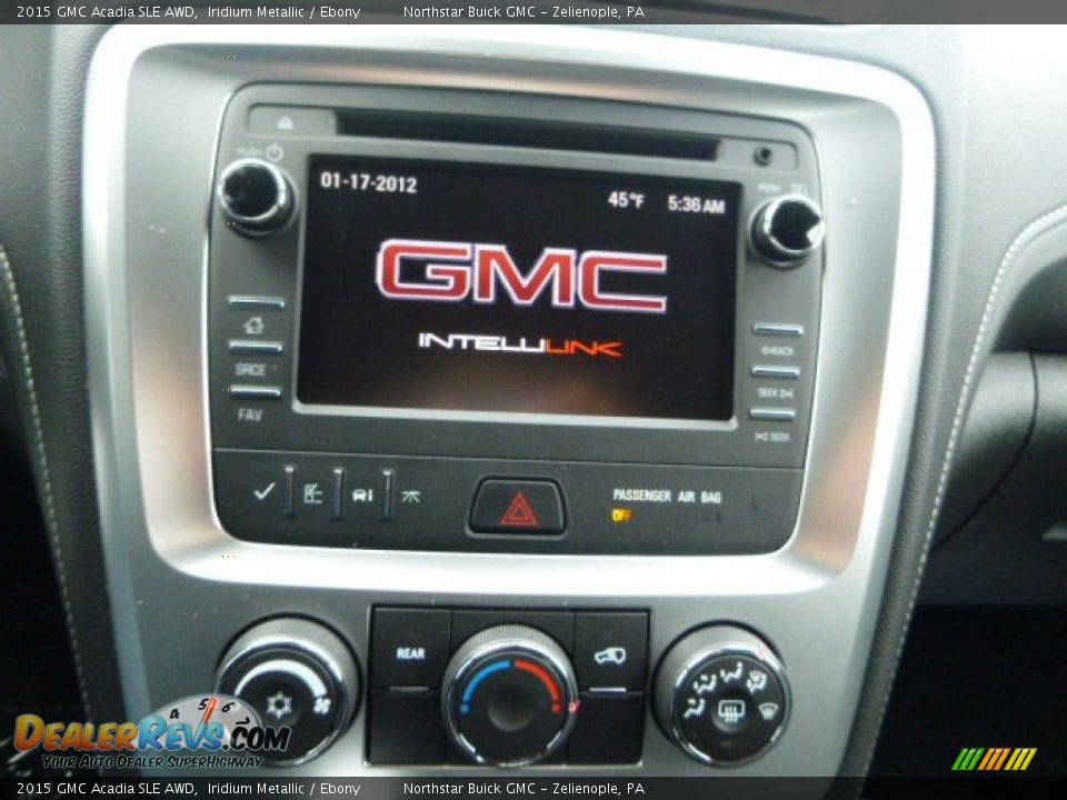 2015 GMC Acadia SLE AWD Iridium Metallic / Ebony Photo #18