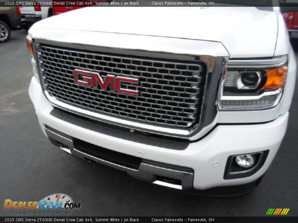 2015 GMC Sierra 2500HD Denali Crew Cab 4x4 Summit White / Jet Black Photo #2