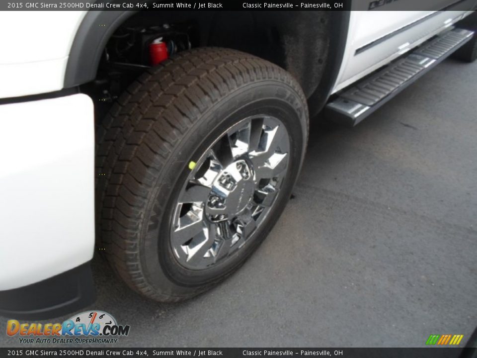 2015 GMC Sierra 2500HD Denali Crew Cab 4x4 Summit White / Jet Black Photo #3