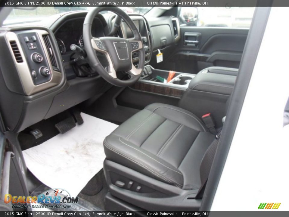 2015 GMC Sierra 2500HD Denali Crew Cab 4x4 Summit White / Jet Black Photo #4