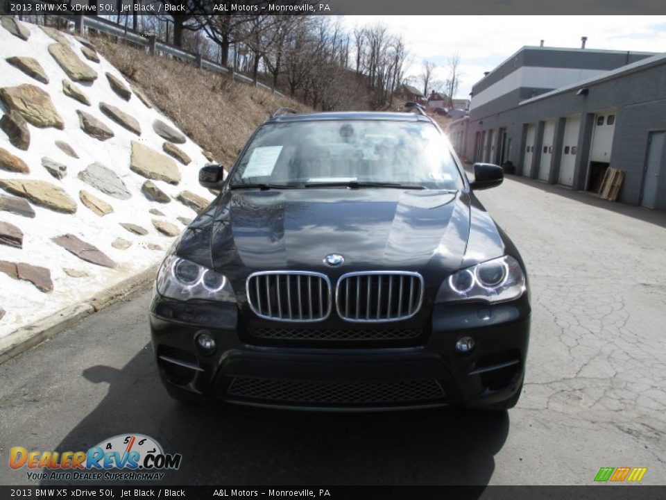 2013 BMW X5 xDrive 50i Jet Black / Black Photo #8
