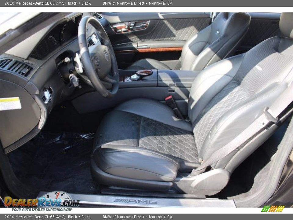 Black Interior - 2010 Mercedes-Benz CL 65 AMG Photo #13