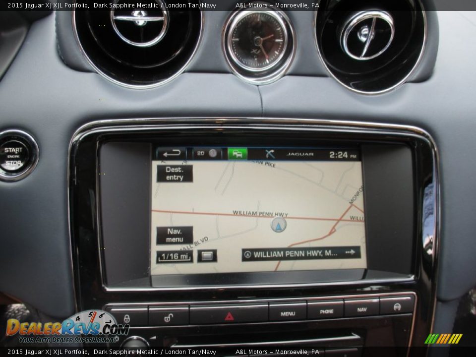 Controls of 2015 Jaguar XJ XJL Portfolio Photo #17