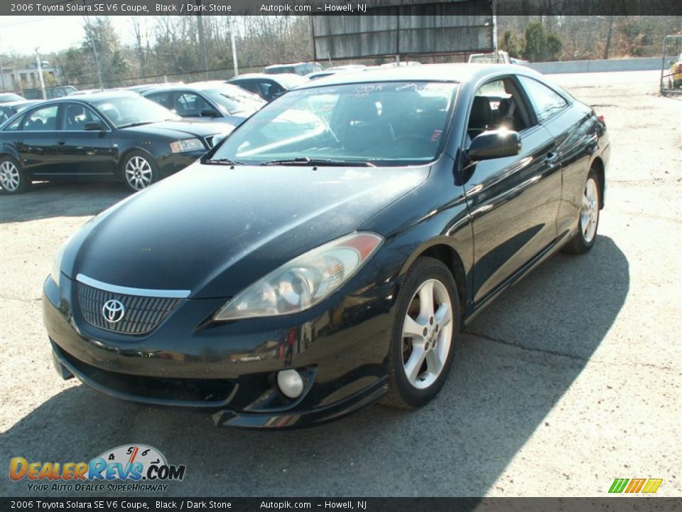 2006 Toyota Solara SE V6 Coupe Black / Dark Stone Photo #1