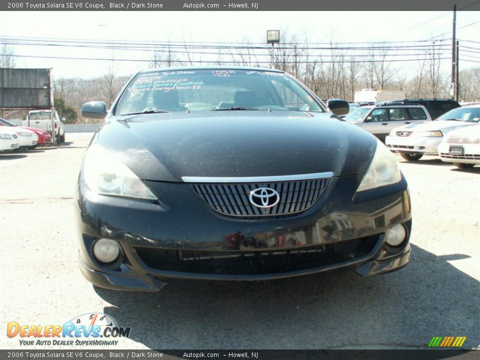 2006 Toyota Solara SE V6 Coupe Black / Dark Stone Photo #2