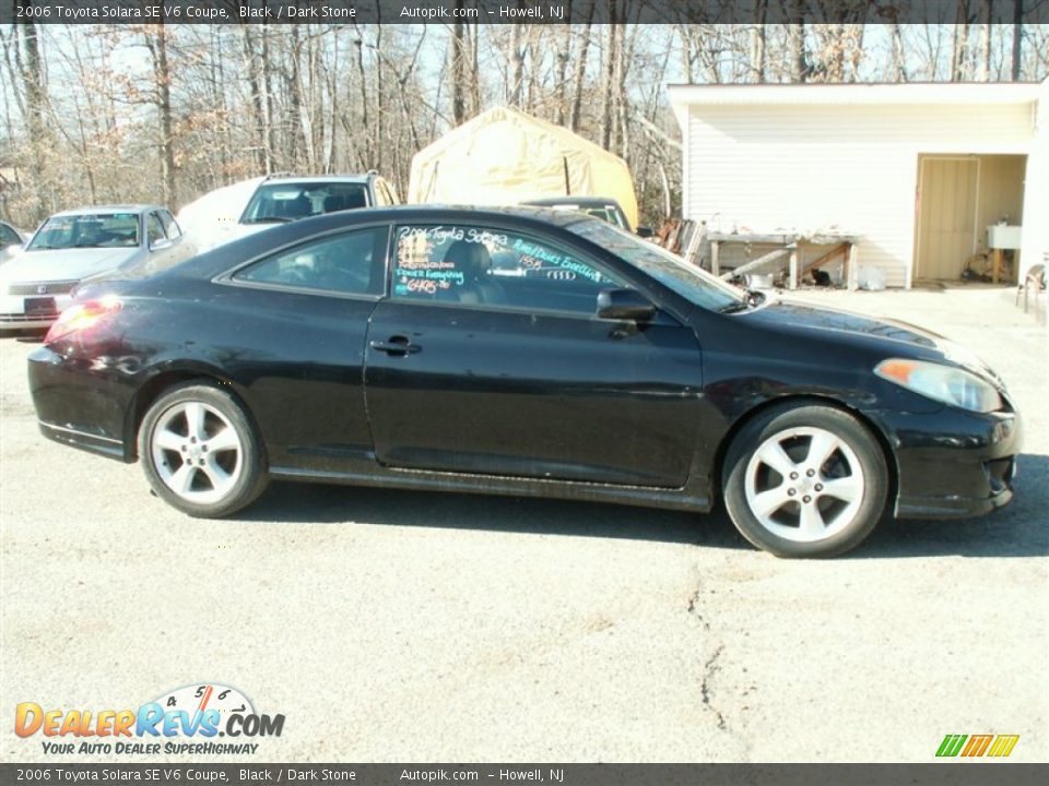 2006 Toyota Solara SE V6 Coupe Black / Dark Stone Photo #8