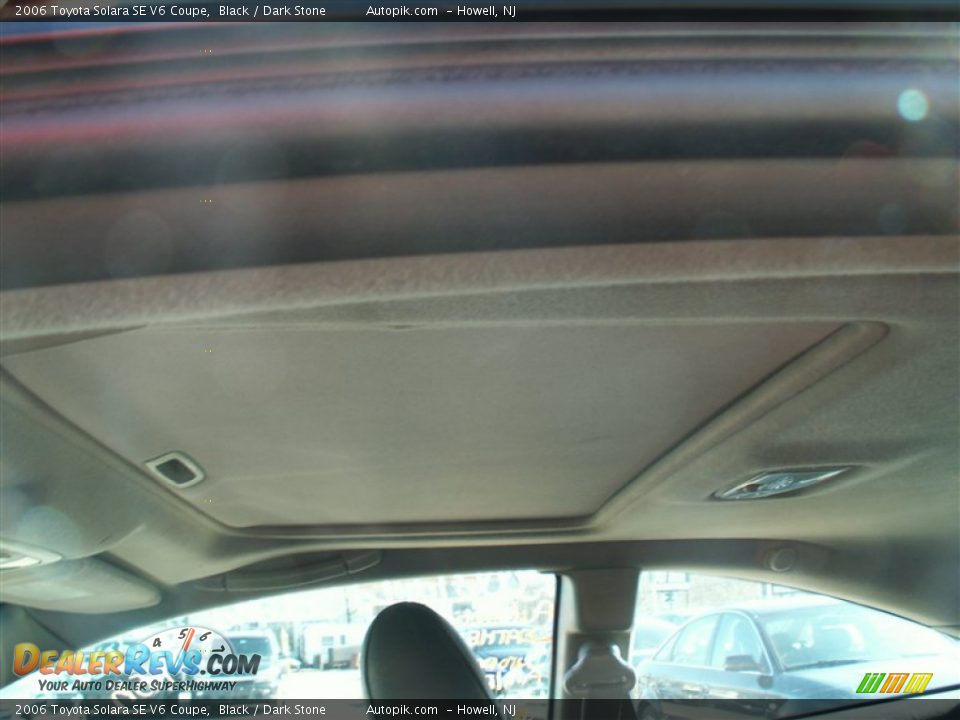 2006 Toyota Solara SE V6 Coupe Black / Dark Stone Photo #13