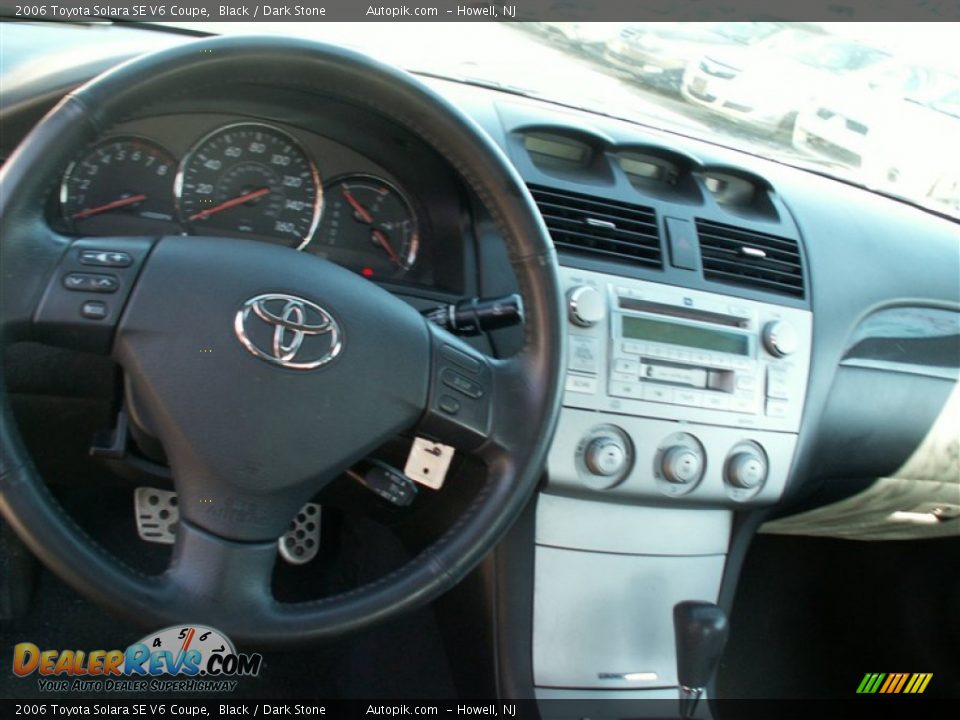 2006 Toyota Solara SE V6 Coupe Black / Dark Stone Photo #14