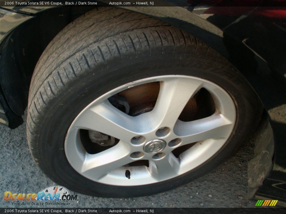 2006 Toyota Solara SE V6 Coupe Black / Dark Stone Photo #15