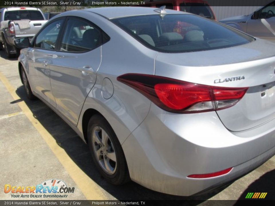 2014 Hyundai Elantra SE Sedan Silver / Gray Photo #3