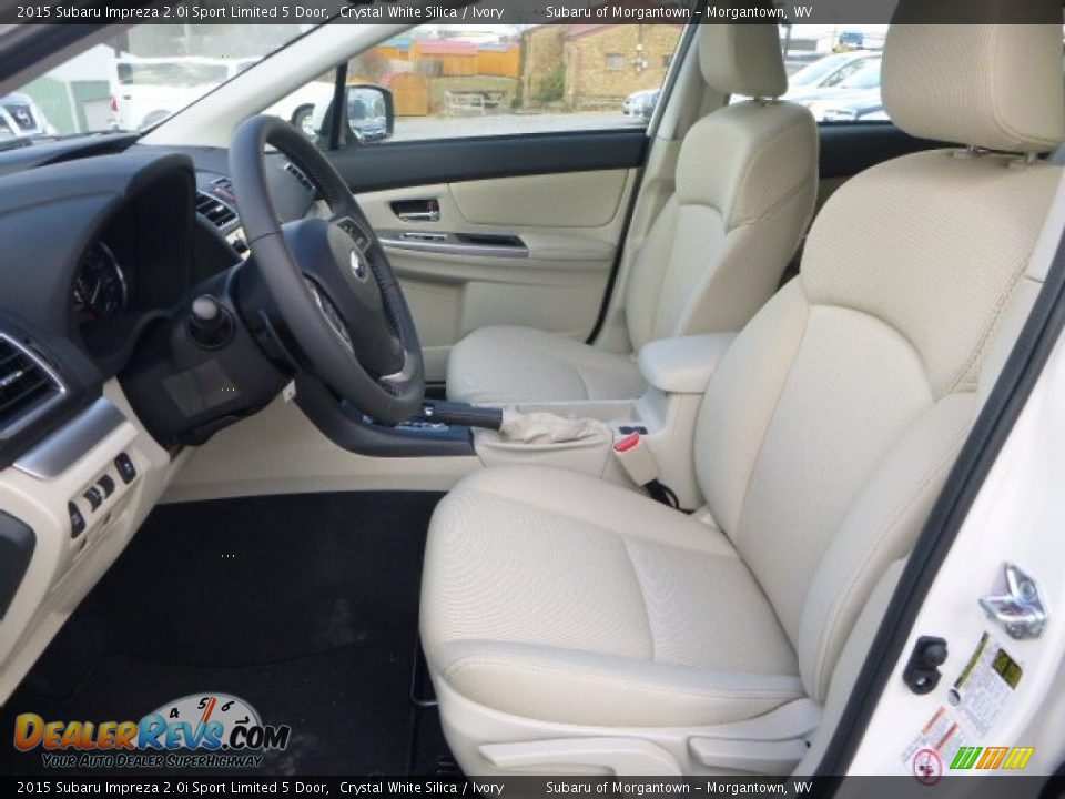 2015 Subaru Impreza 2.0i Sport Limited 5 Door Crystal White Silica / Ivory Photo #13