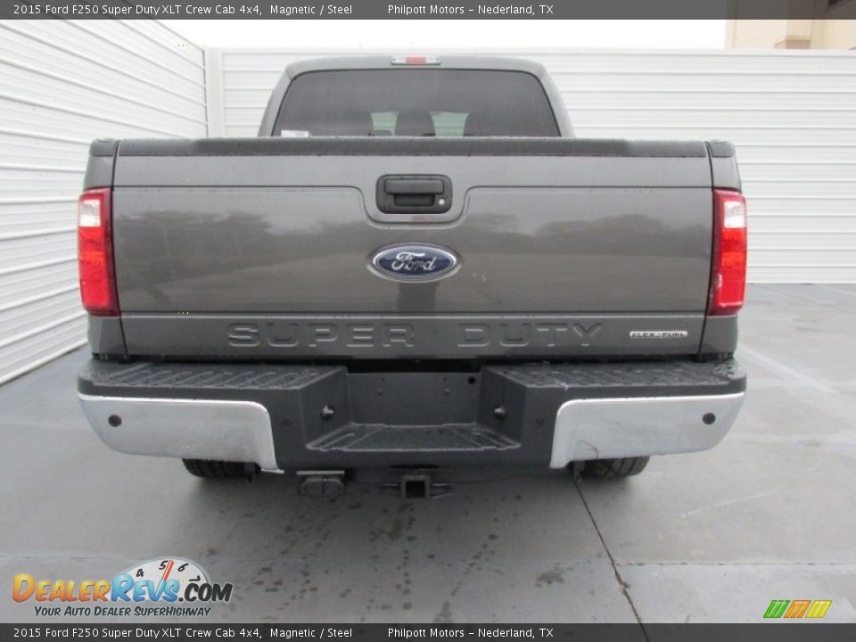 2015 Ford F250 Super Duty XLT Crew Cab 4x4 Magnetic / Steel Photo #5