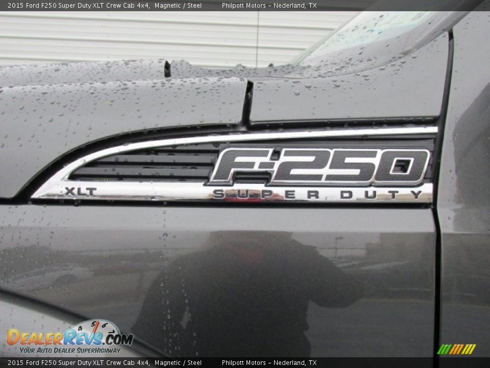 2015 Ford F250 Super Duty XLT Crew Cab 4x4 Magnetic / Steel Photo #14