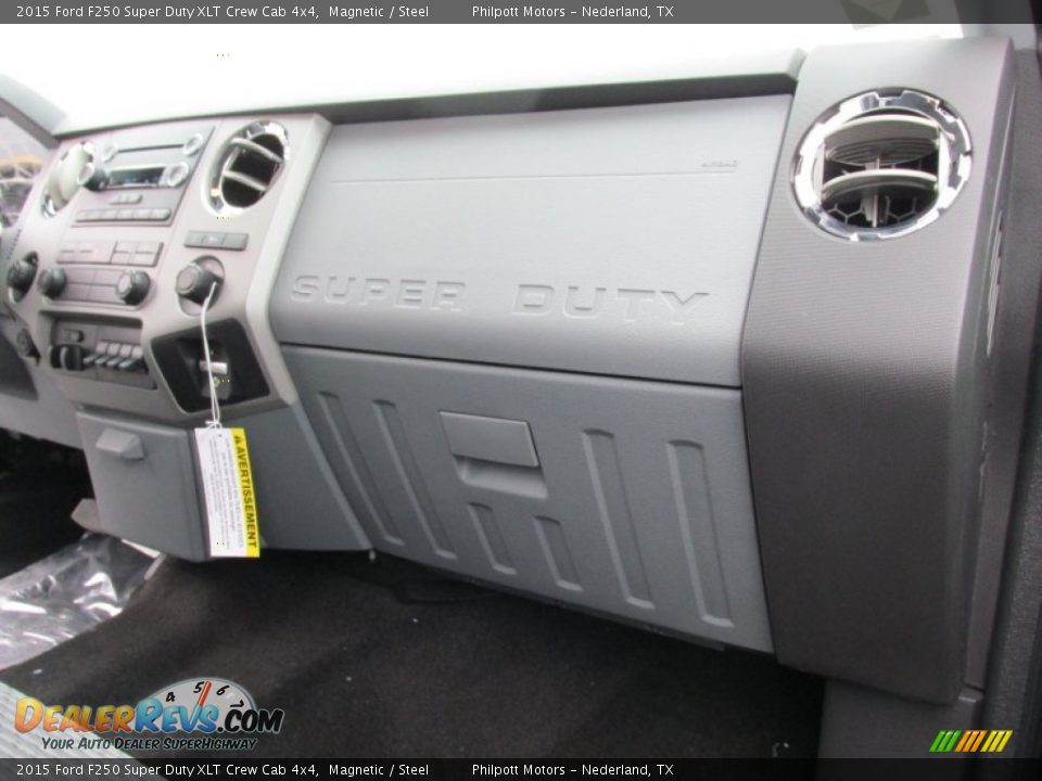 2015 Ford F250 Super Duty XLT Crew Cab 4x4 Magnetic / Steel Photo #19