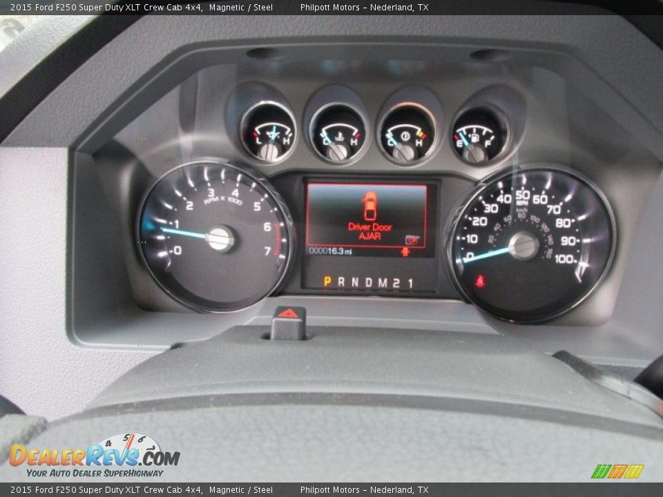 2015 Ford F250 Super Duty XLT Crew Cab 4x4 Magnetic / Steel Photo #35