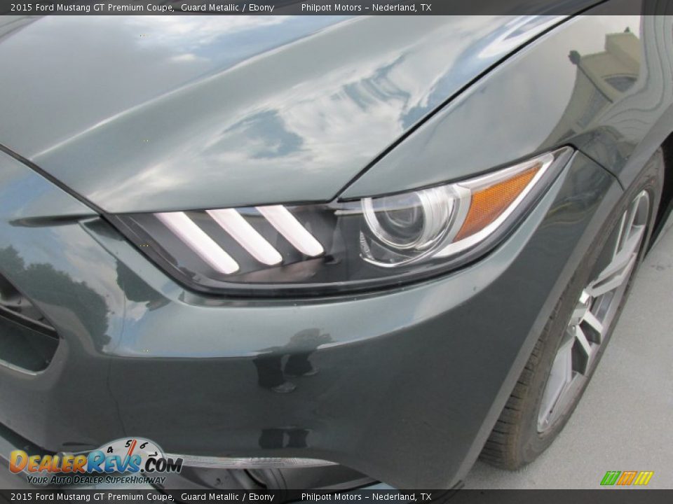 2015 Ford Mustang GT Premium Coupe Guard Metallic / Ebony Photo #9