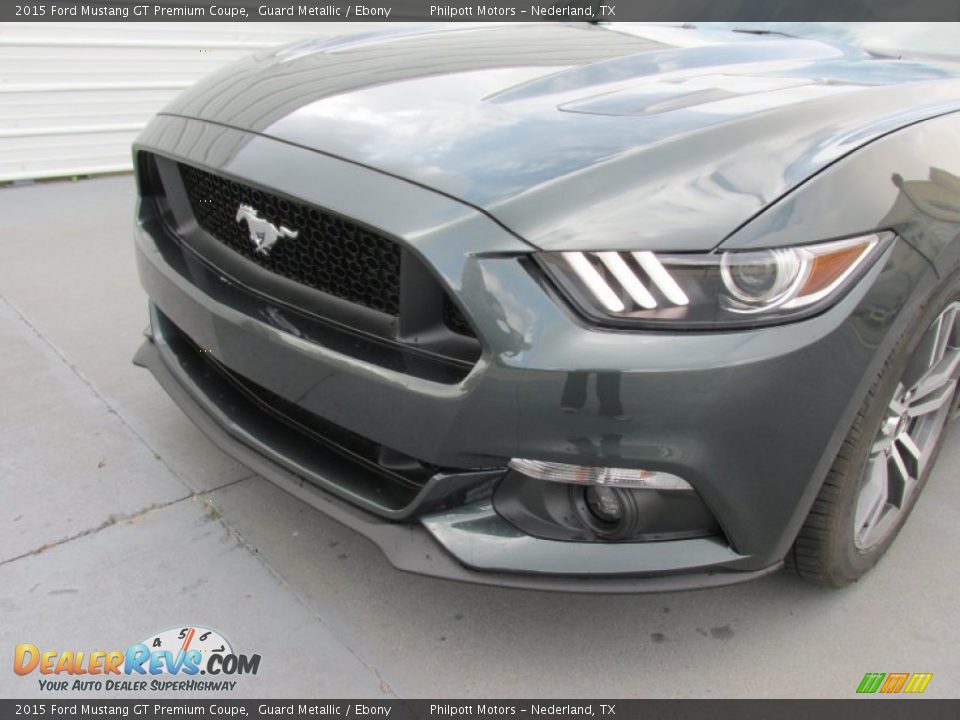2015 Ford Mustang GT Premium Coupe Guard Metallic / Ebony Photo #10