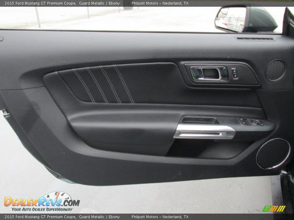 2015 Ford Mustang GT Premium Coupe Guard Metallic / Ebony Photo #19