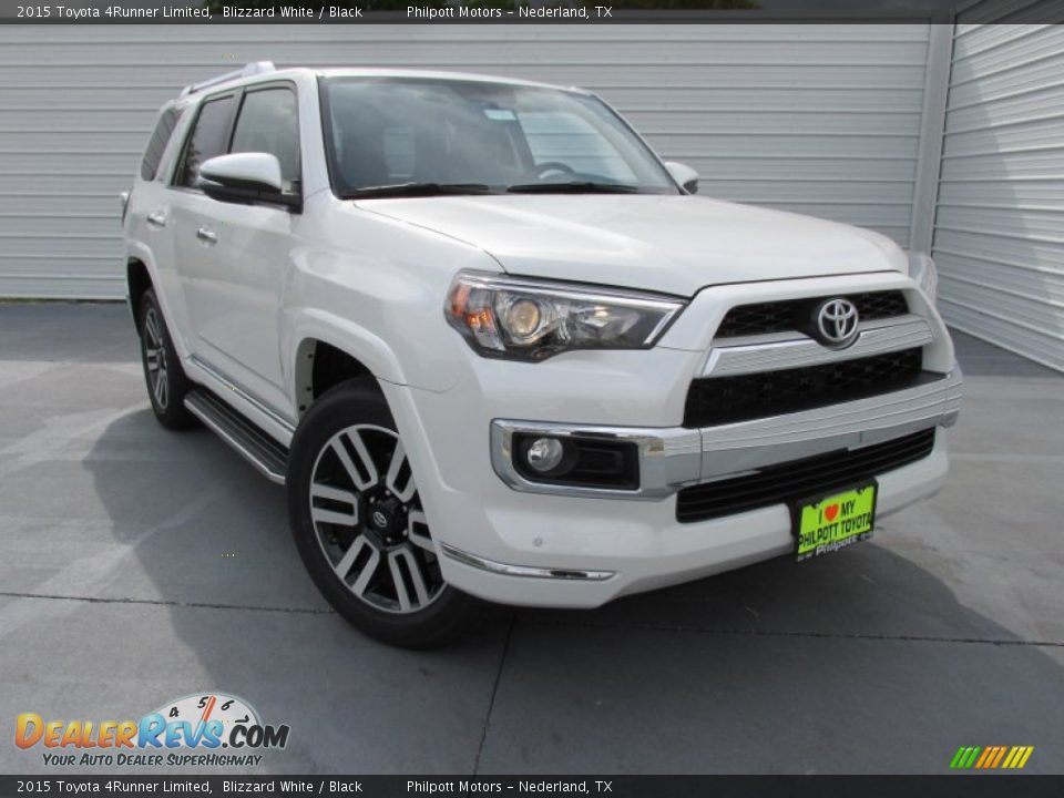 2015 Toyota 4Runner Limited Blizzard White / Black Photo #1