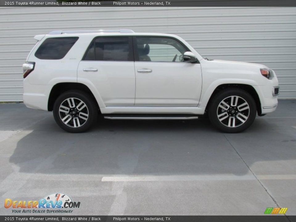 2015 Toyota 4Runner Limited Blizzard White / Black Photo #3