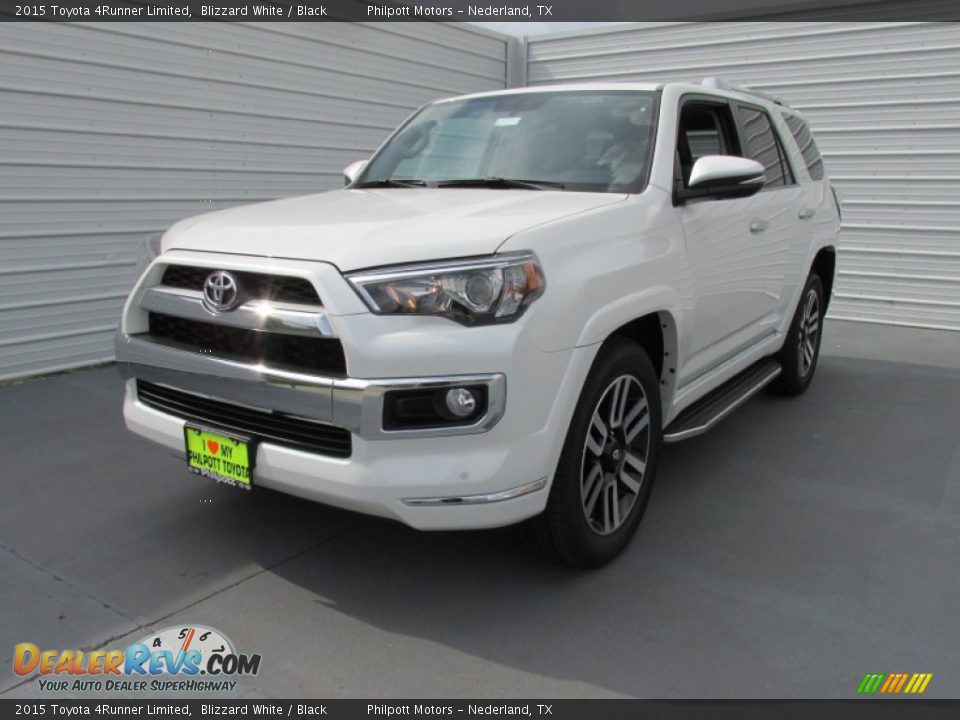 2015 Toyota 4Runner Limited Blizzard White / Black Photo #7