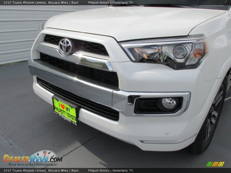 2015 Toyota 4Runner Limited Blizzard White / Black Photo #10