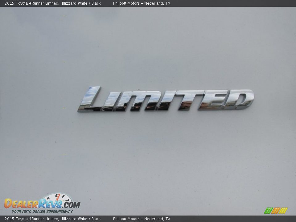 2015 Toyota 4Runner Limited Blizzard White / Black Photo #14