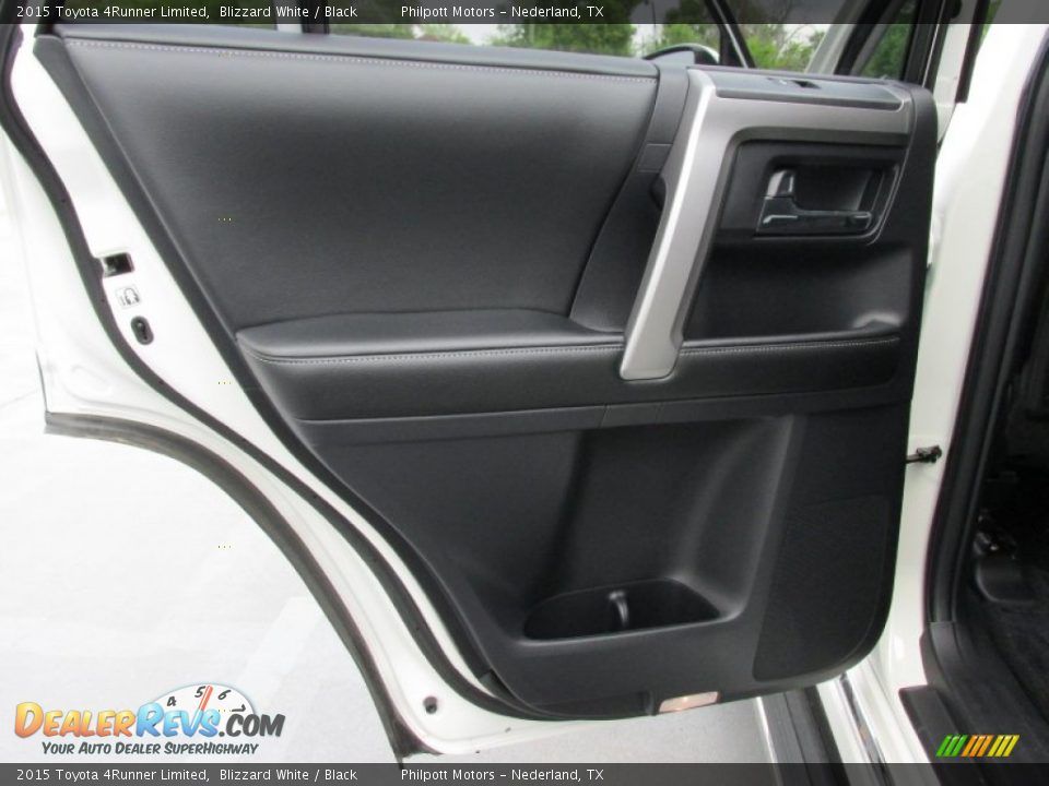 2015 Toyota 4Runner Limited Blizzard White / Black Photo #18