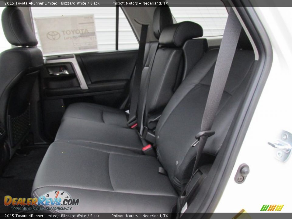 2015 Toyota 4Runner Limited Blizzard White / Black Photo #19